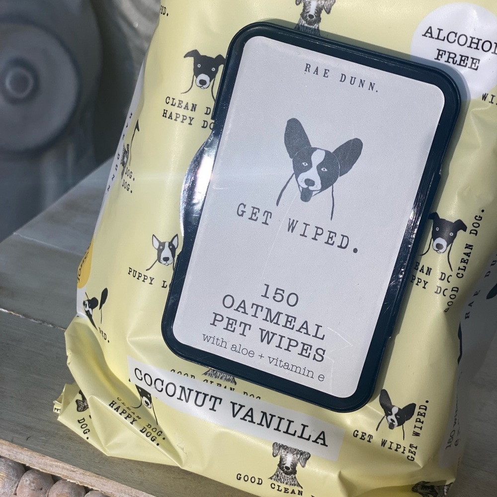 Rae Dunn "GET WIPED" Pet Wipes - Picture 3 of 4